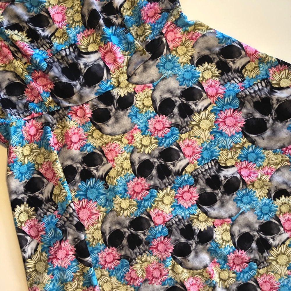 • skull summer dress •